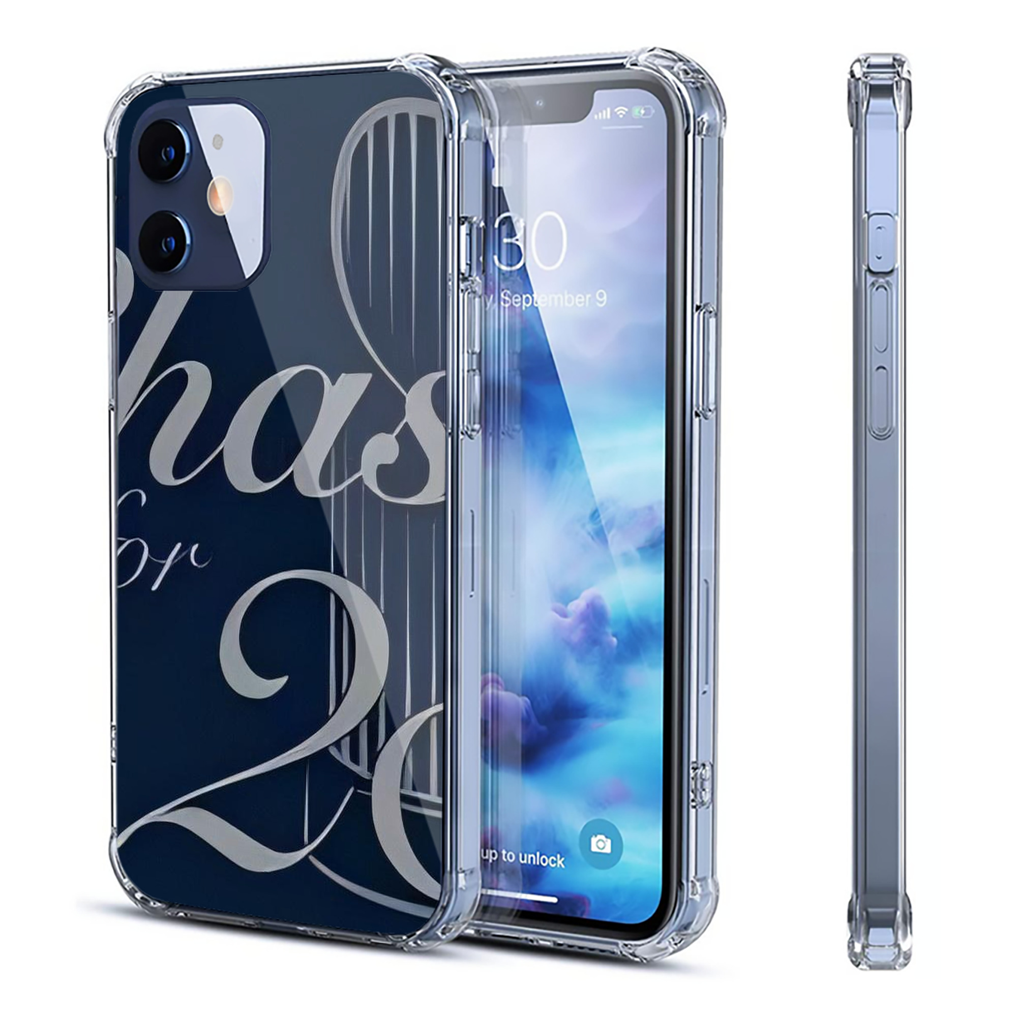 New York Yankees 300 Clear IPhone 12 Case – Soft TPU With UV Print – Enhanced Drop Protection, Precise Fit, Anti-Fingerprint, Customizable Design, Scratch-Resistant, Yellow-Resistant